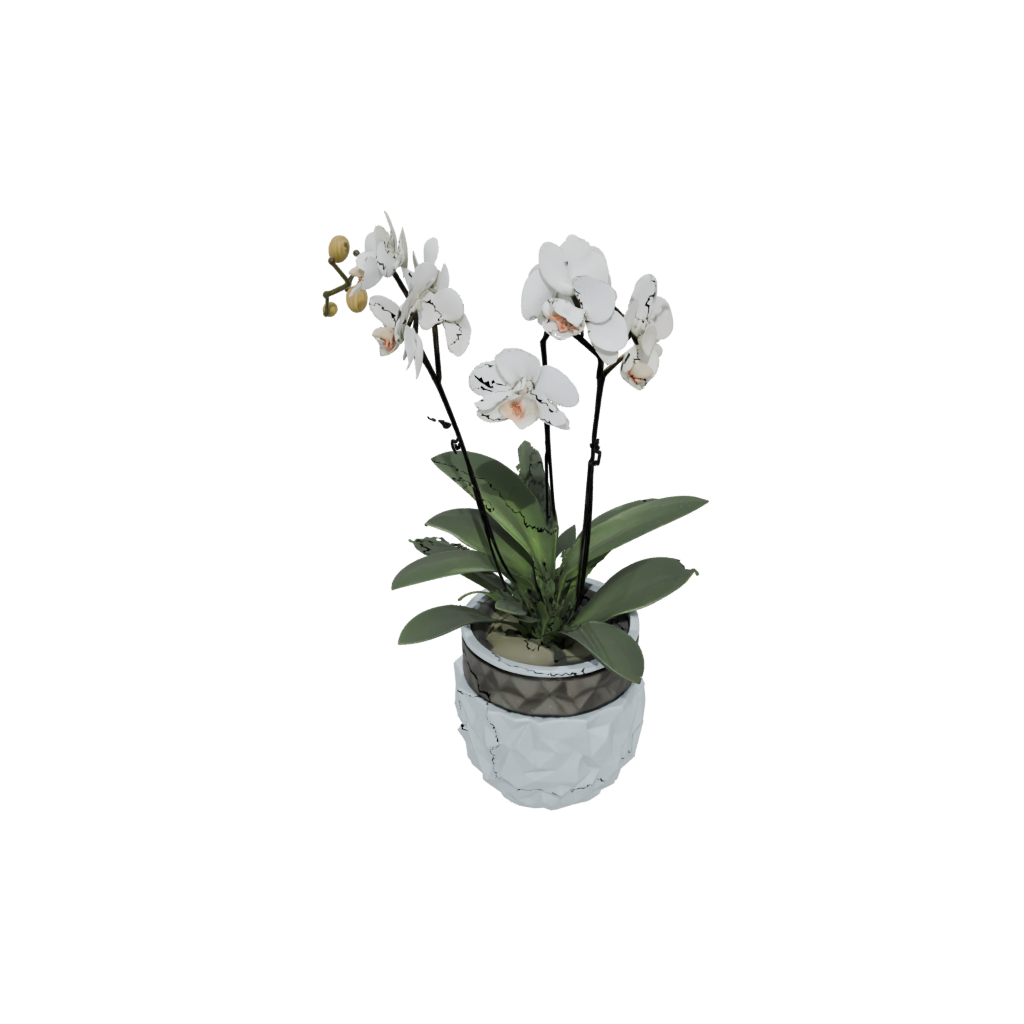 Camo Orchid Pot With Drainage