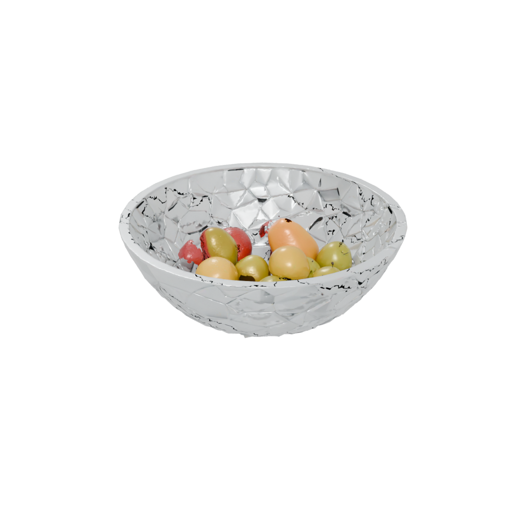 Camo Sculptural Fruit Bowl