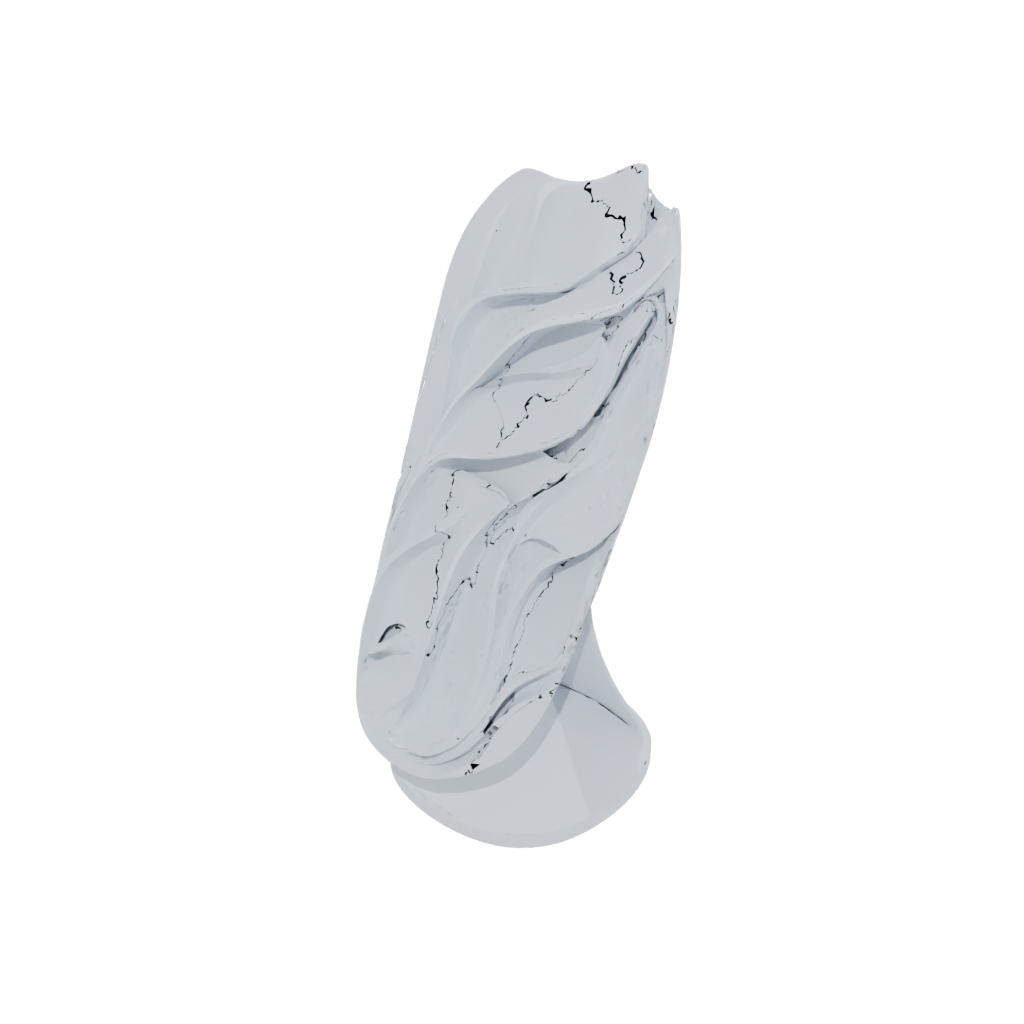 Camo Organic Minimalist Photo Stand — home decor 3D print model, STL