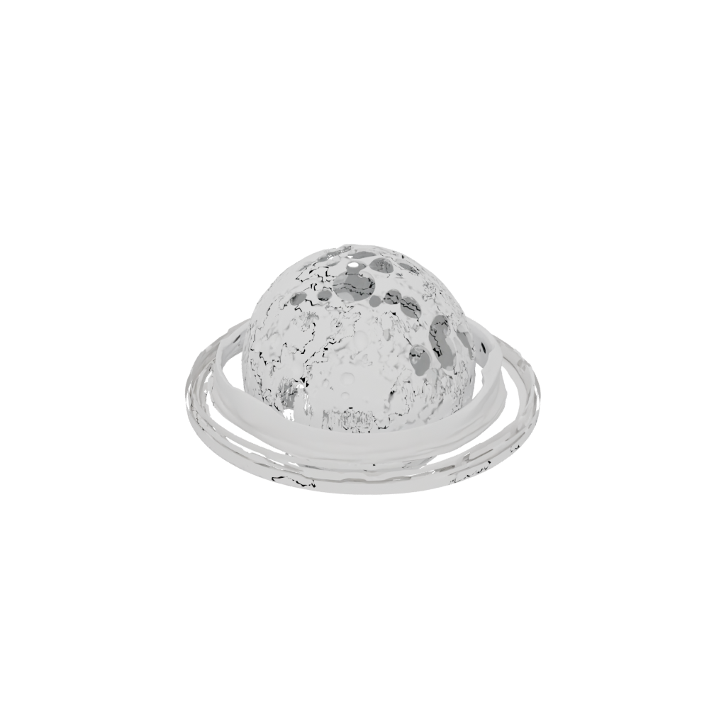 Camo Organic Moon-Phase Wall Hanging — home decor 3D print model, STL