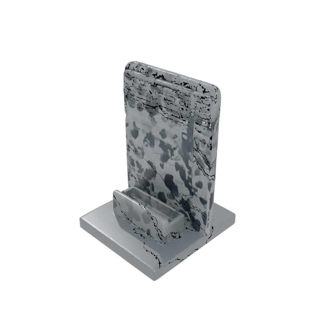 Camo Rustic Card Holder Stand — home decor 3D print model, STL