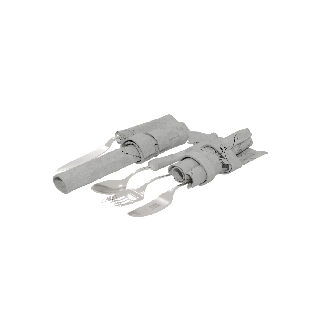 Camo Rustic Napkin Ring Set — home decor 3D print model, STL