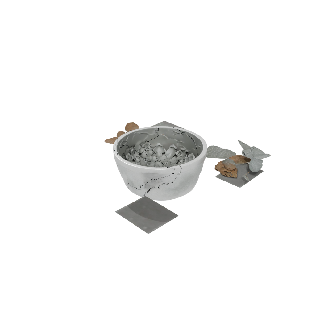 Camo Rustic Potpourri Bowl — home decor 3D print model, STL