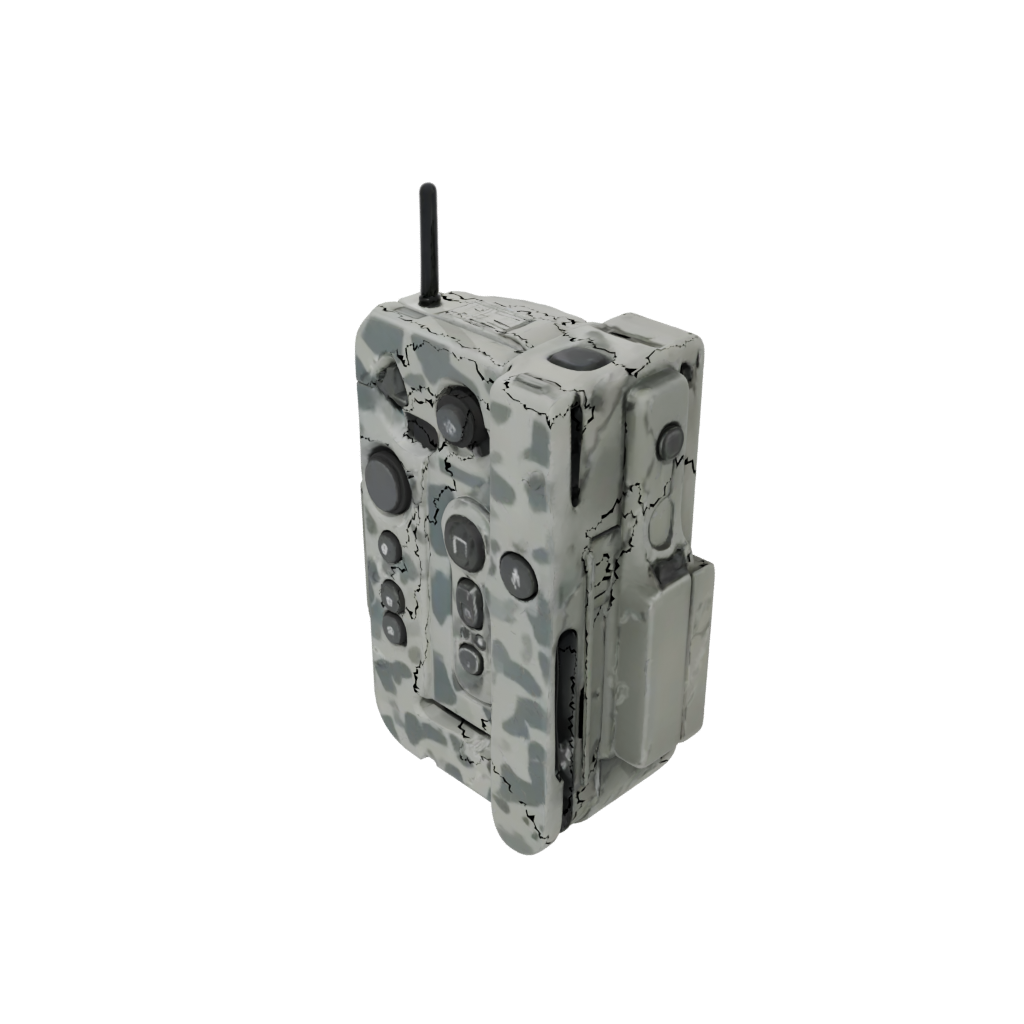 Camo Rustic Remote Control Caddy — home decor 3D print model, STL
