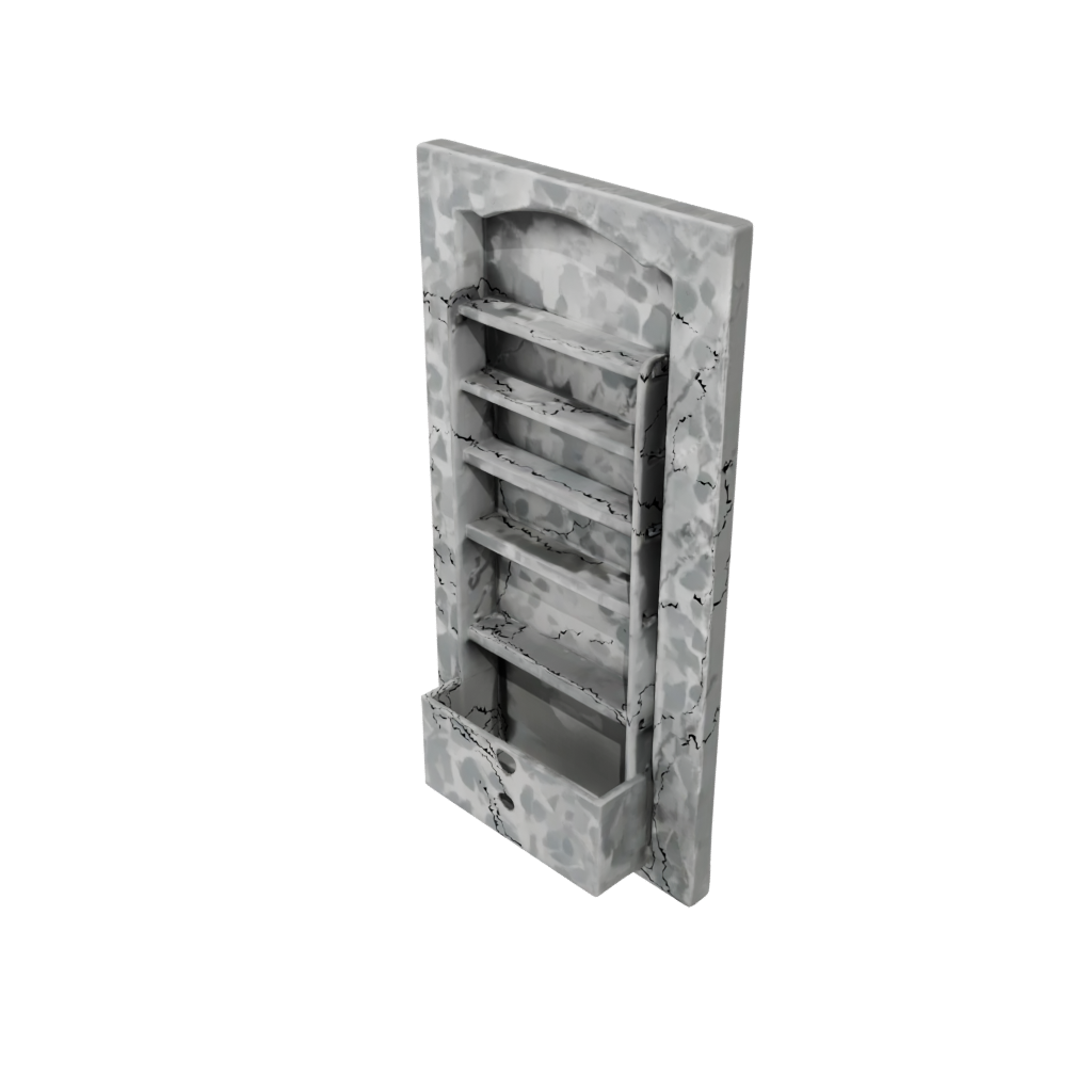 Camo Rustic Wall-Mounted Organizer — home decor 3D print model, STL