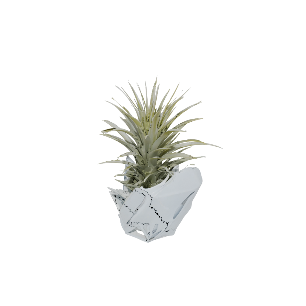 Crystal Deco Air-Plant Holder — home decor 3D print model, STL