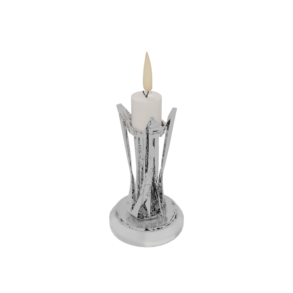 Crystal Deco Candle Snuffer Stand — home decor 3D print model, STL