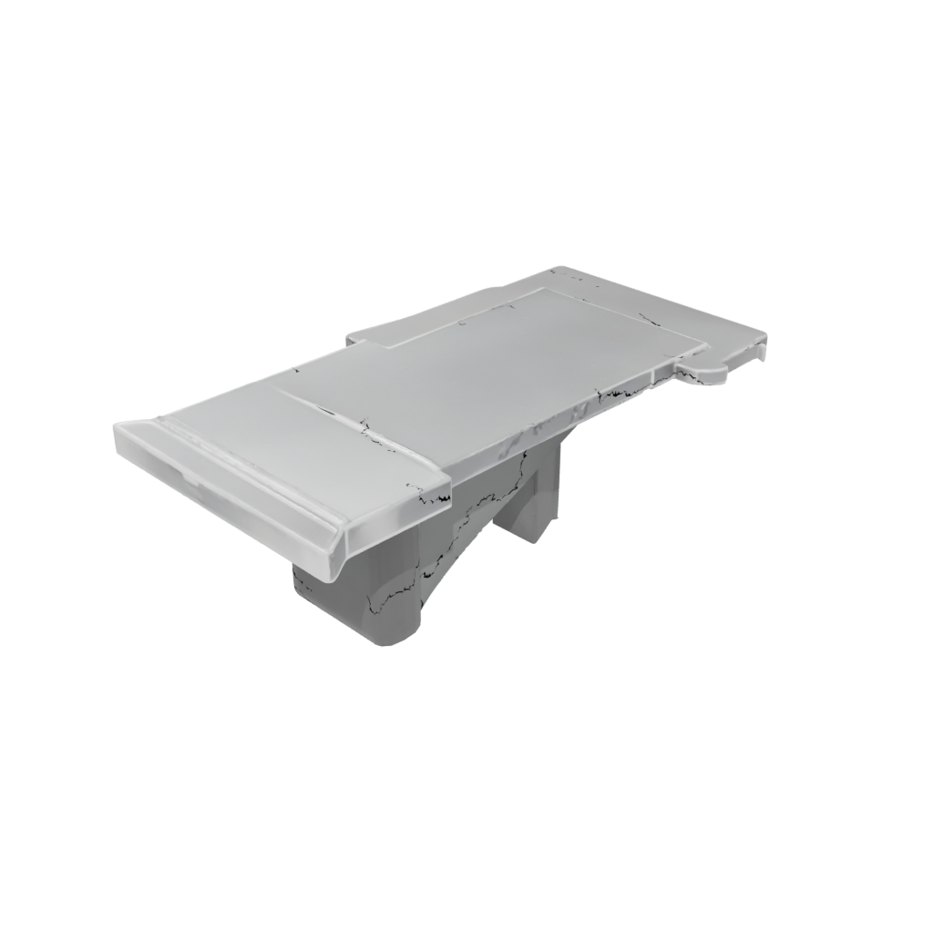 Crystal Deco Floating Shelf Bracket — home decor 3D print model, STL