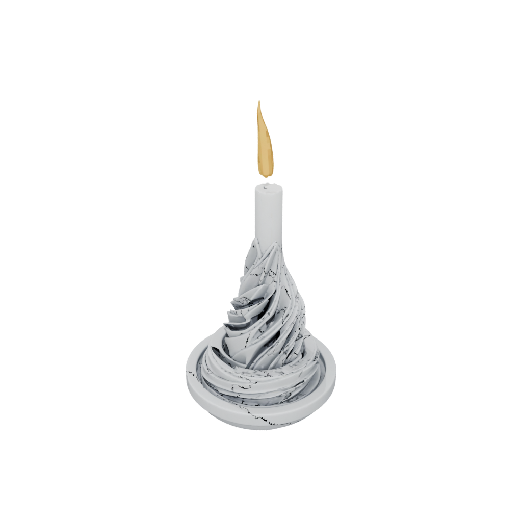 Crystal Deco Incense Holder Spiral — home decor 3D print model, STL