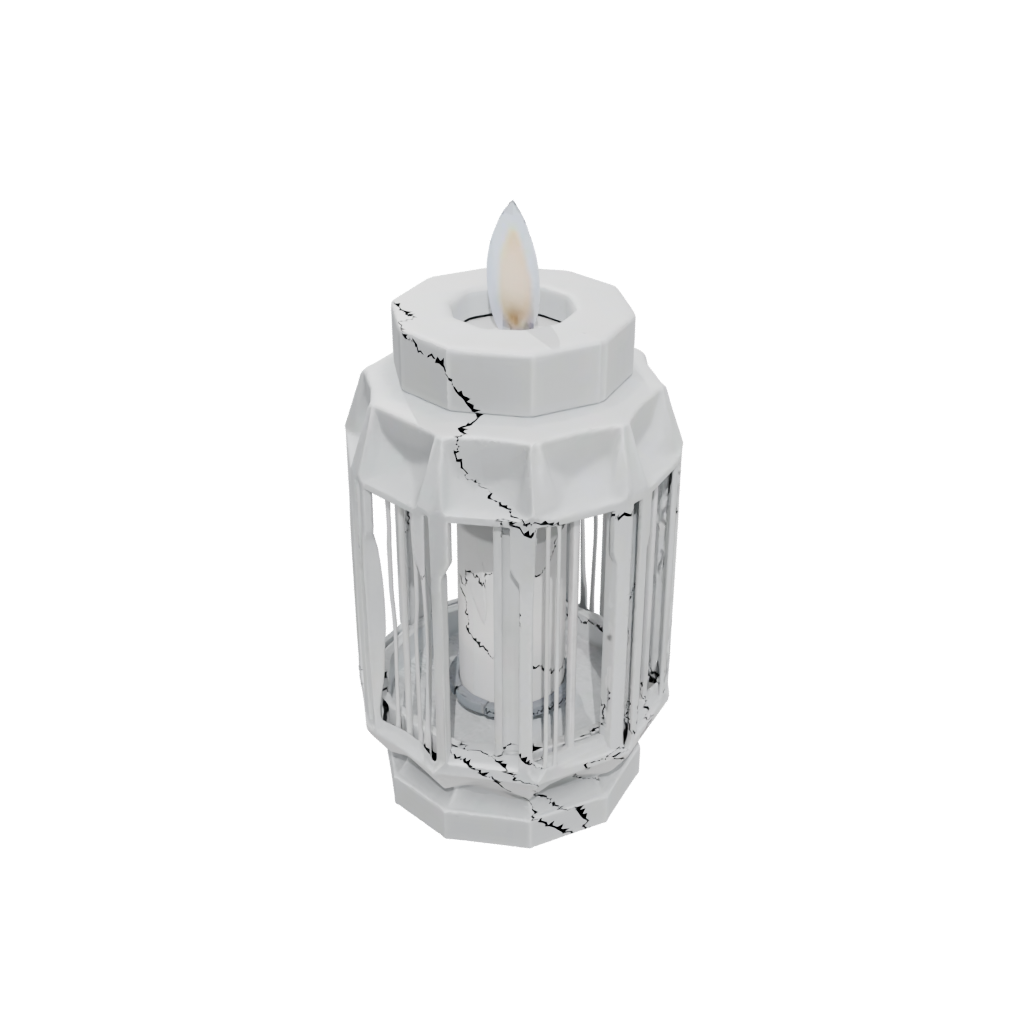 Crystal Deco Tealight Lantern — home decor 3D print model, STL