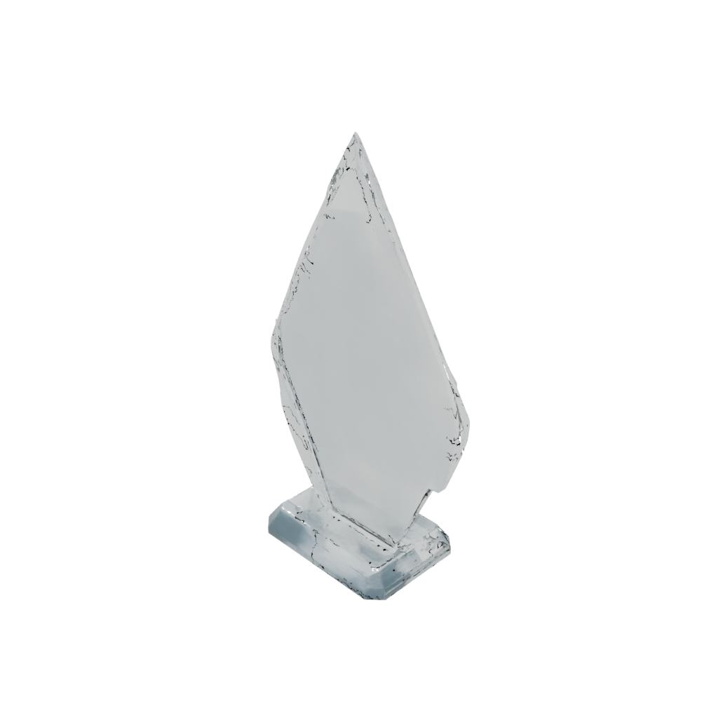 Crystal Geometric Minimalist Photo Stand