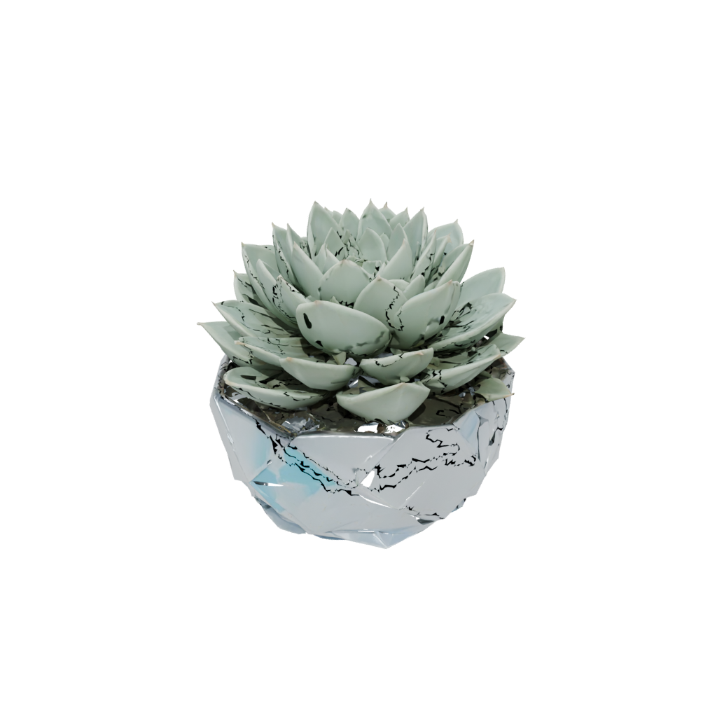 Crystal Geometric Modern Succulent Planter