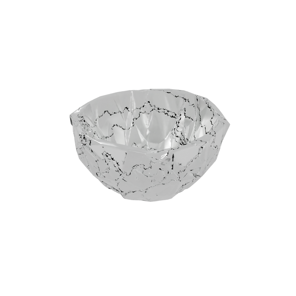 Crystal Geometric Potpourri Bowl