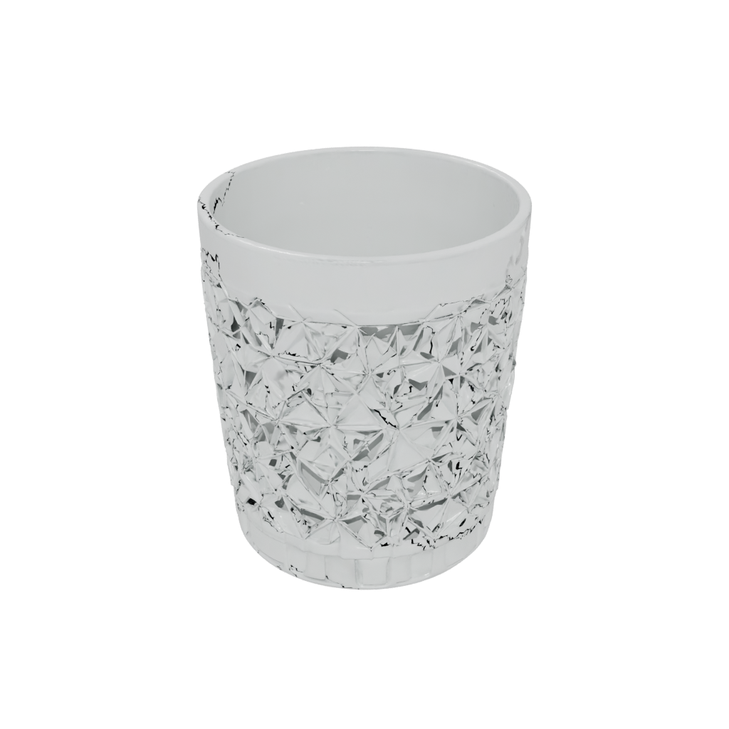 Crystal Lattice Pencil Cup — home decor 3D print model, STL
