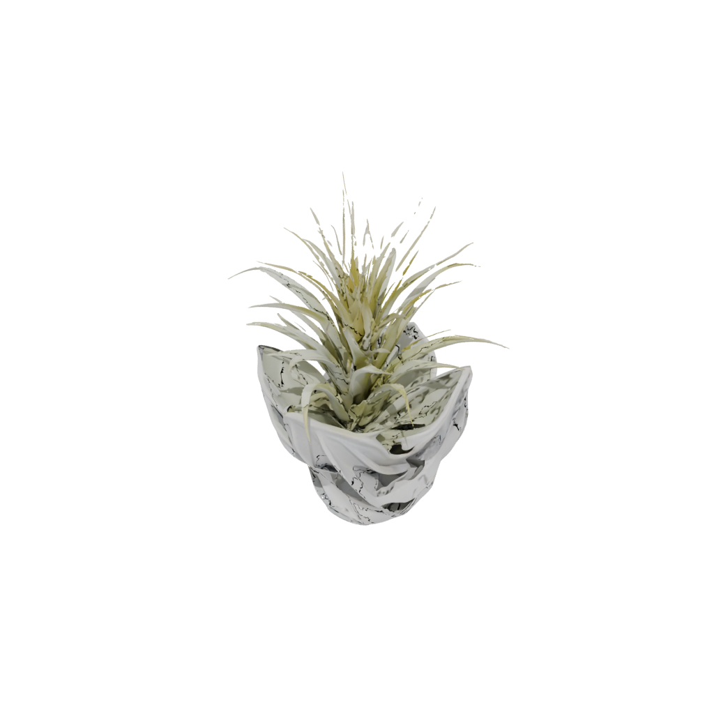 Crystal Organic Air-Plant Holder — home decor 3D print model, STL