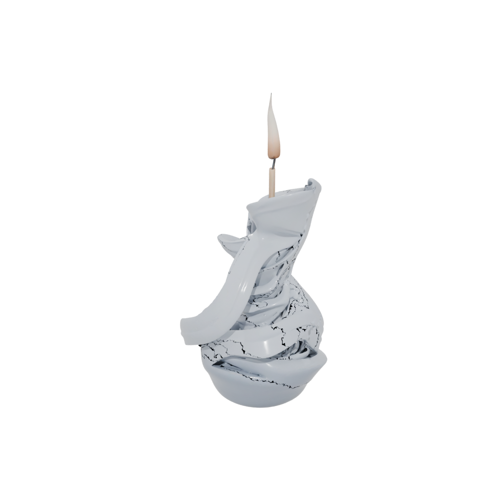 Crystal Organic Incense Holder Spiral — home decor 3D print model, STL