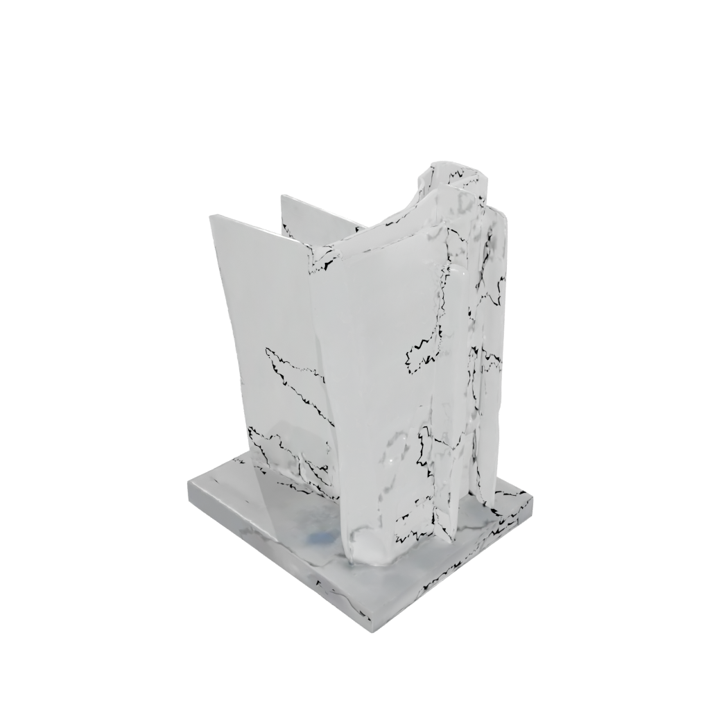 Crystal Rustic Card Holder Stand — home decor 3D print model, STL