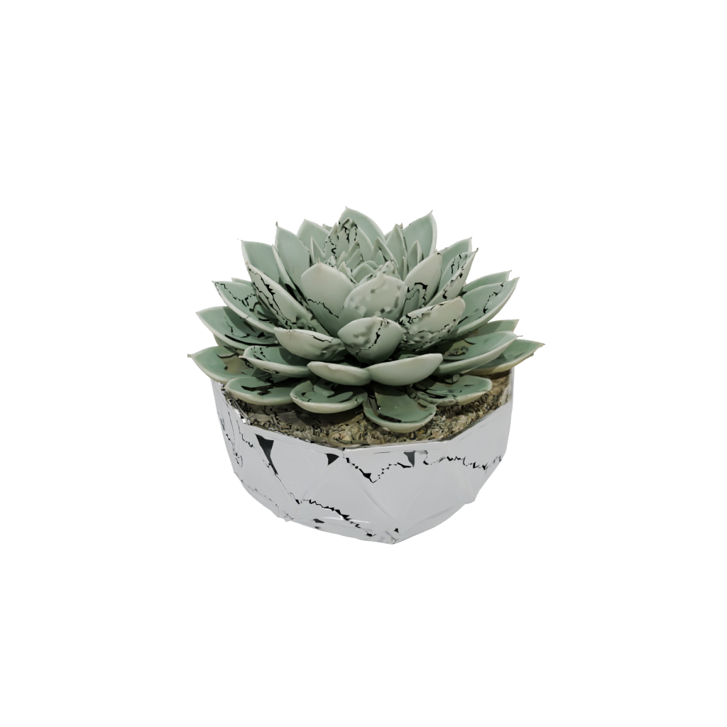 Crystal Rustic Modern Succulent Planter