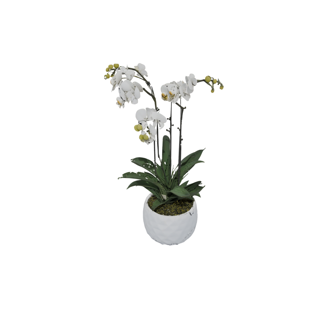Crystal Rustic Orchid Pot With Drainage