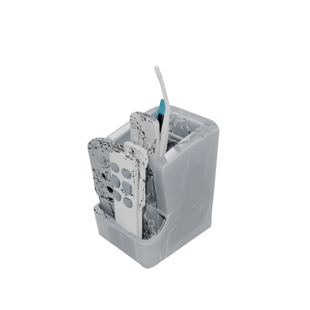 Crystal Rustic Remote Control Caddy