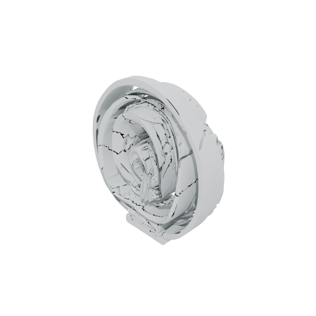 Galaxy Deco Abstract Sculpture — home decor 3D print model, STL