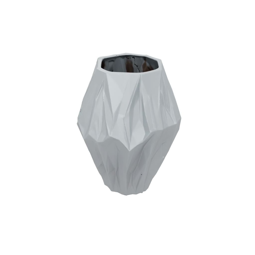 Galaxy Deco Geometric Faceted Vase — home decor 3D print model, STL