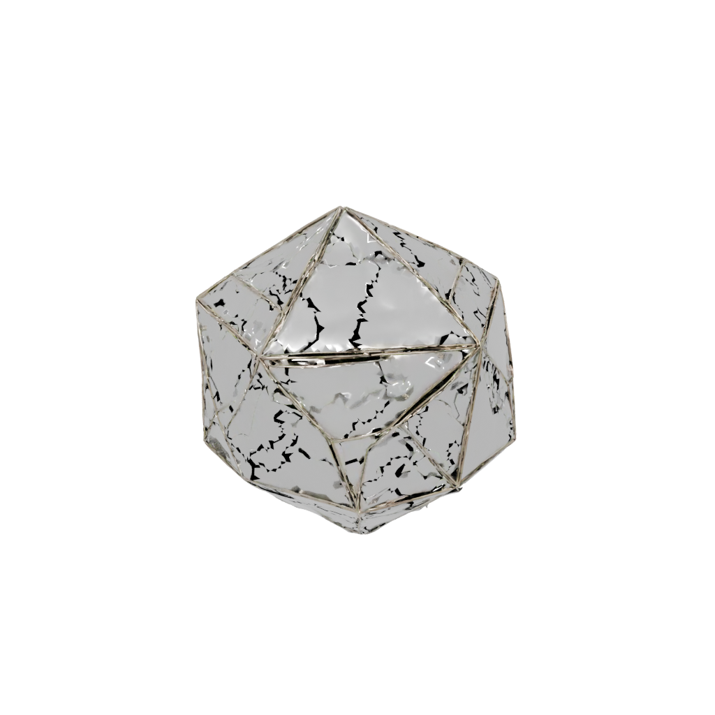 Galaxy Deco Geometric Terrarium Frame — home decor 3D print model, STL