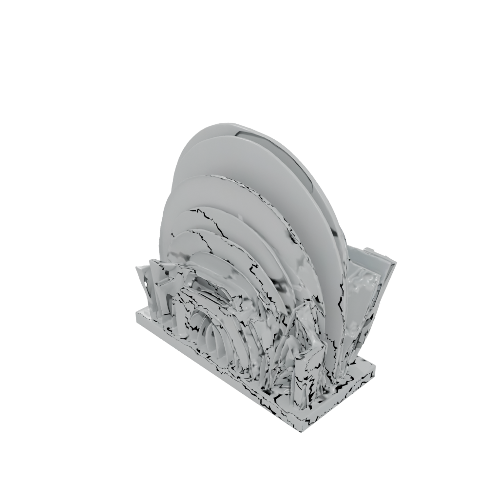 Galaxy Deco Letter Rack — home decor 3D print model, STL