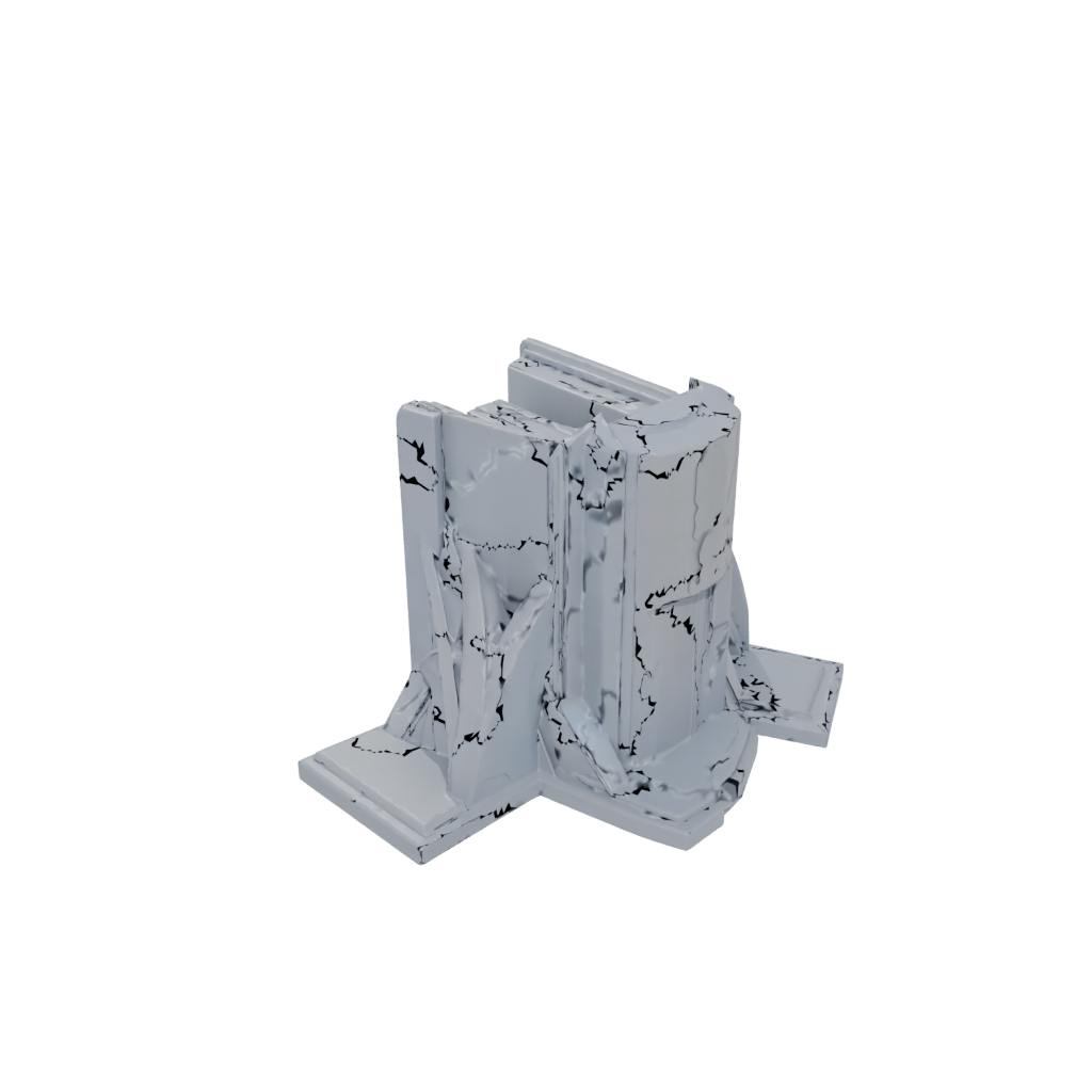 Galaxy Deco Low-Poly Bookend Pair — home decor 3D print model, STL