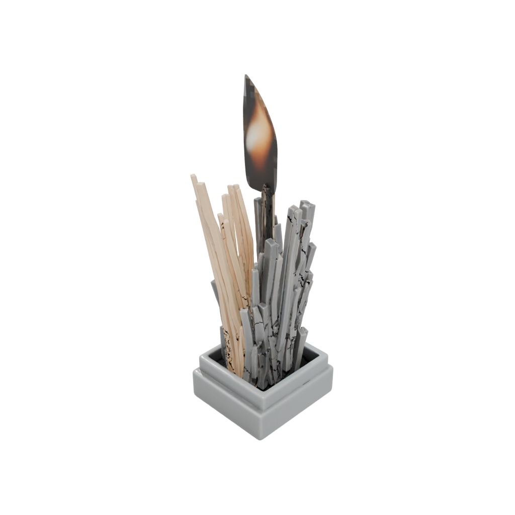 Galaxy Deco Matchstick Holder — home decor 3D print model, STL