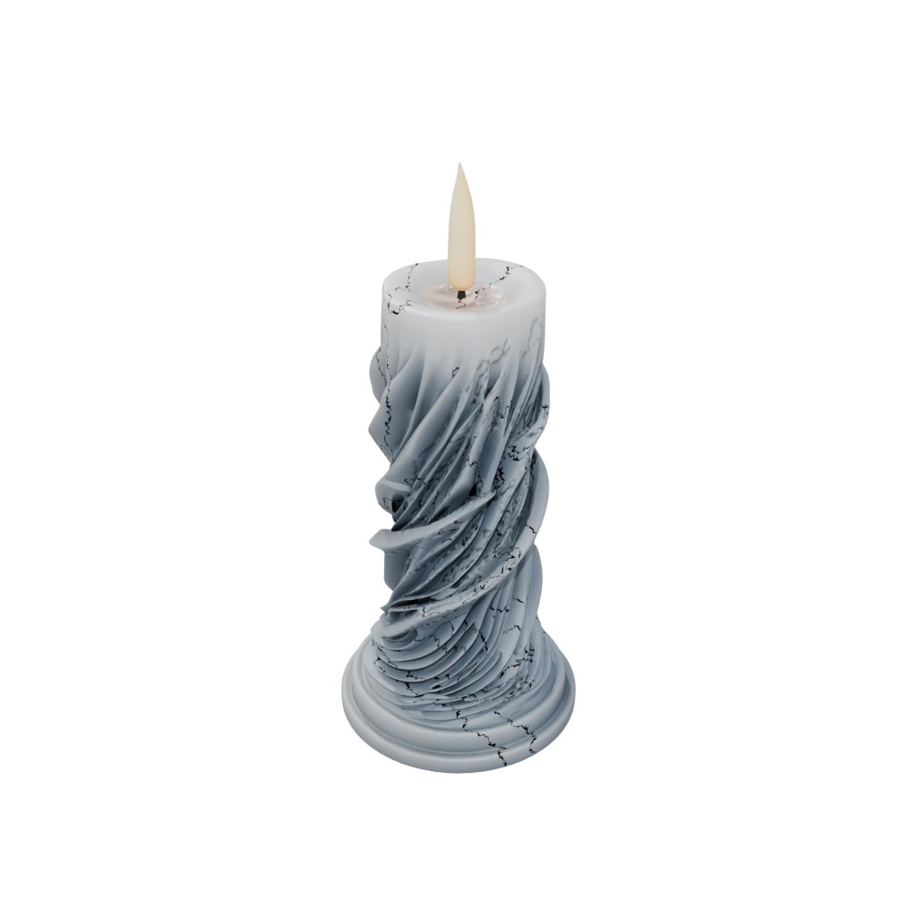 Galaxy Deco Spiral Candle Holder — home decor 3D print model, STL