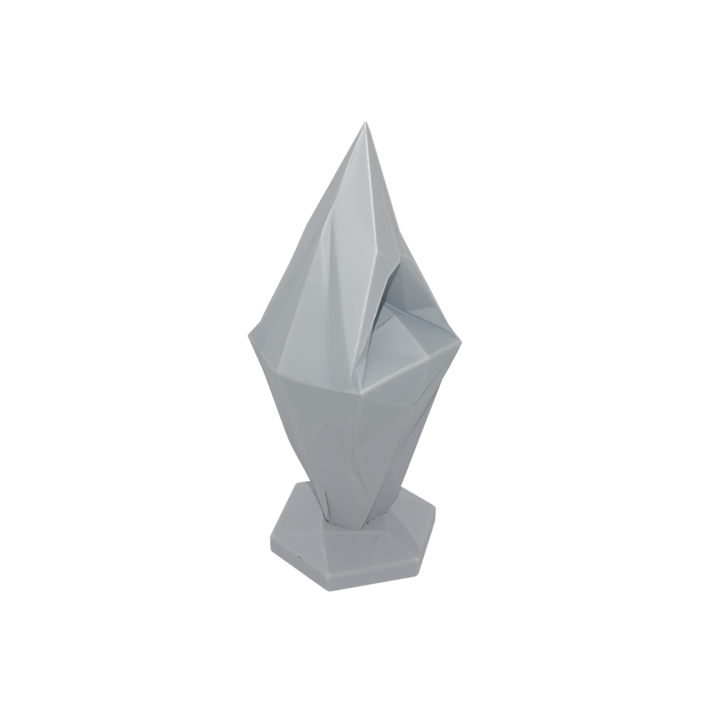 Galaxy Geometric Minimalist Photo Stand — home decor 3D print model, STL