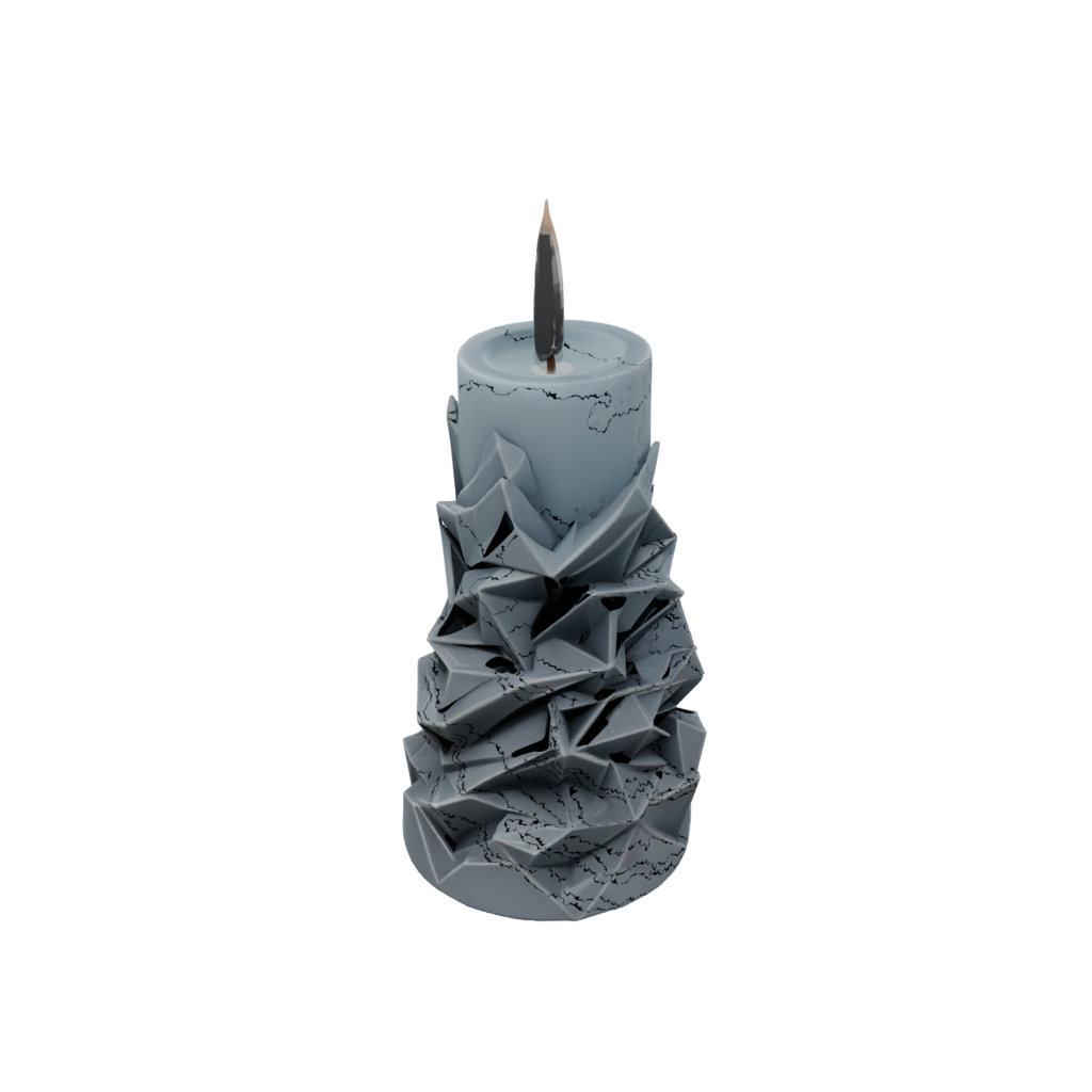 Galaxy Geometric Spiral Candle Holder — home decor 3D print model, STL