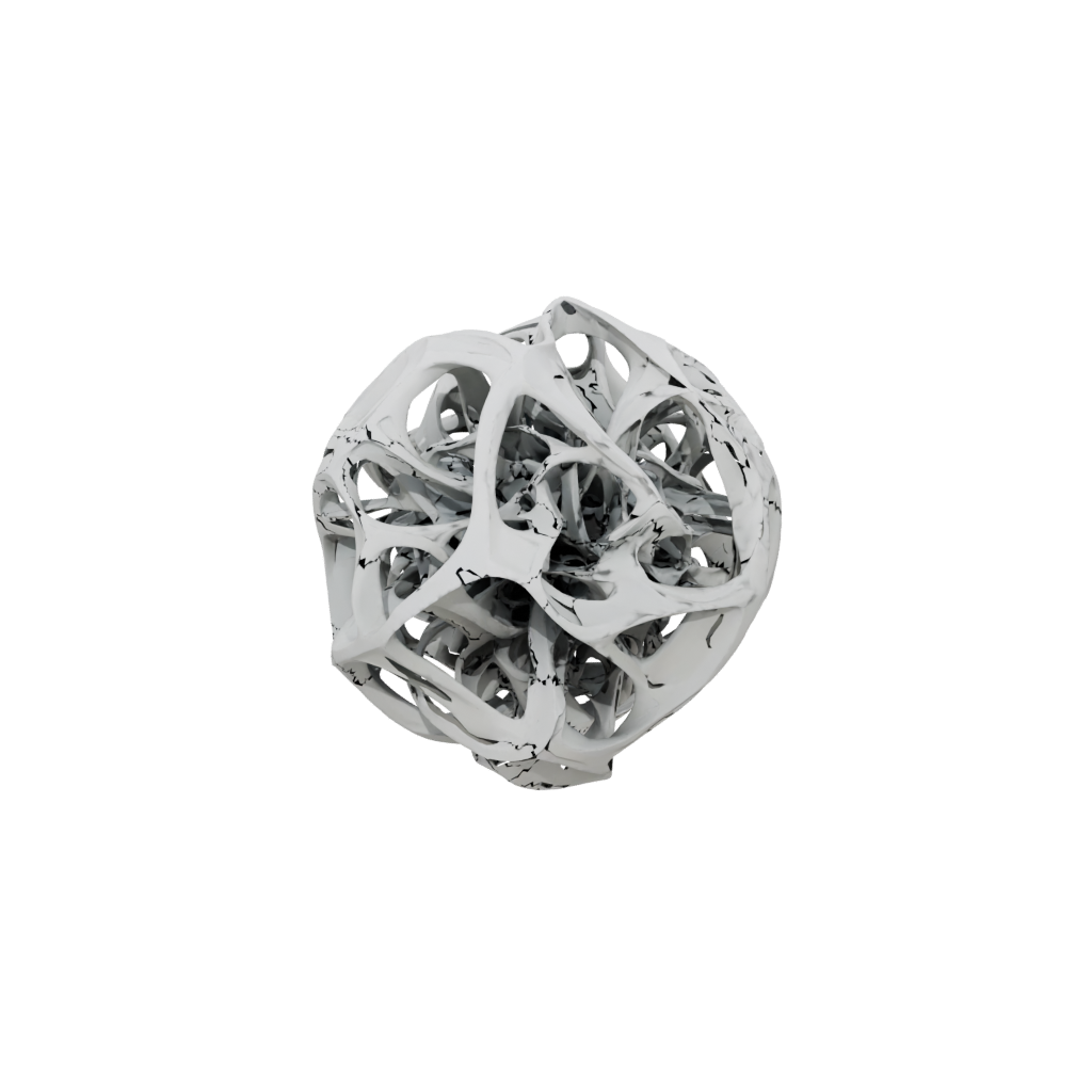 Galaxy Abstract Sculpture — home decor 3D print model, STL
