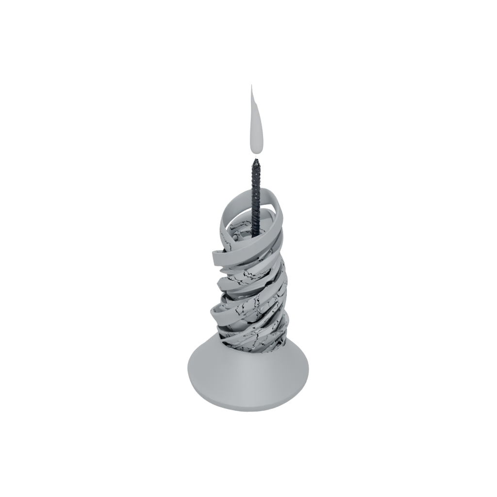 Galaxy Incense Holder Spiral — home decor 3D print model, STL