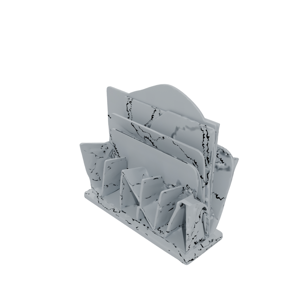 Galaxy Letter Rack — home decor 3D print model, STL