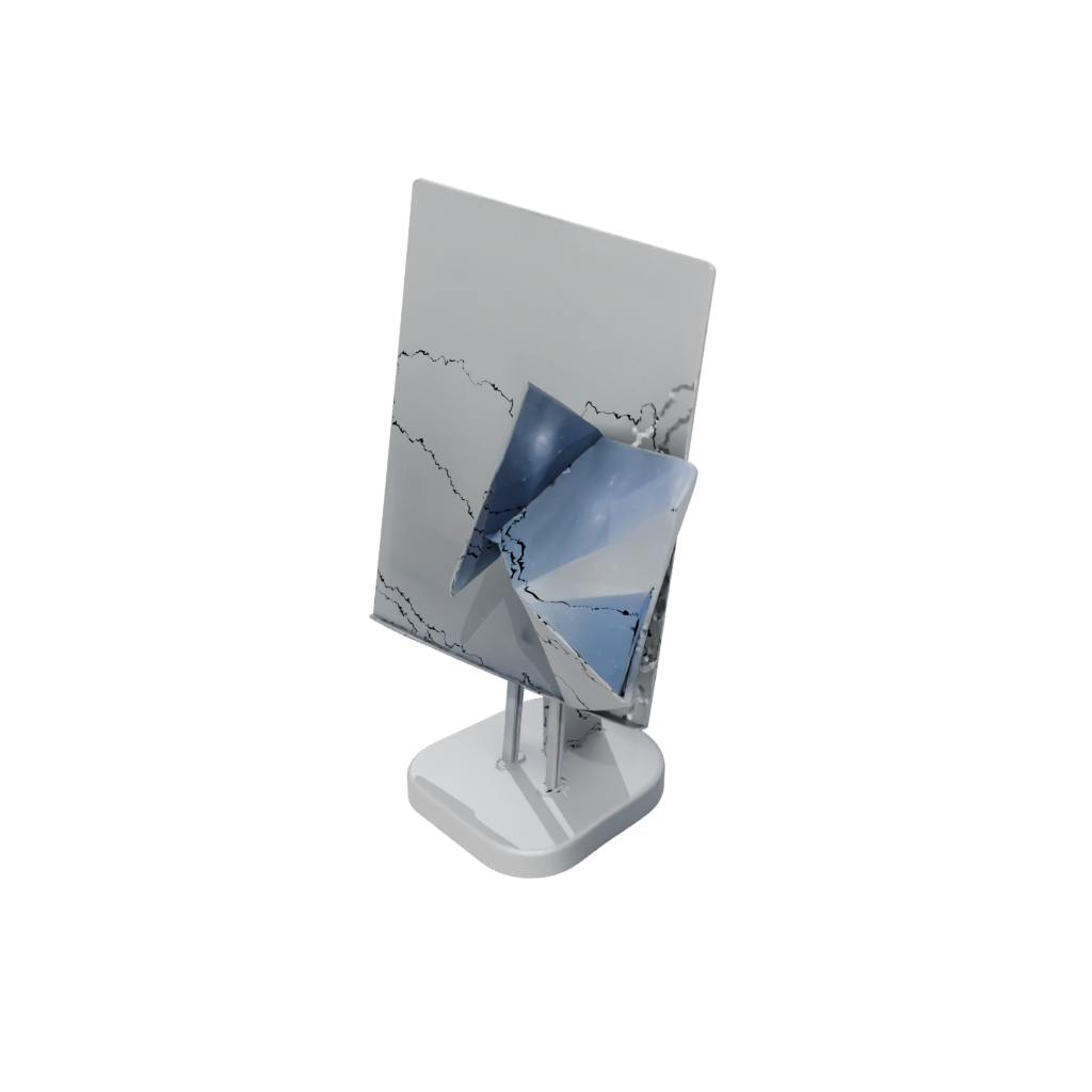 Galaxy Minimalist Photo Stand — home decor 3D print model, STL