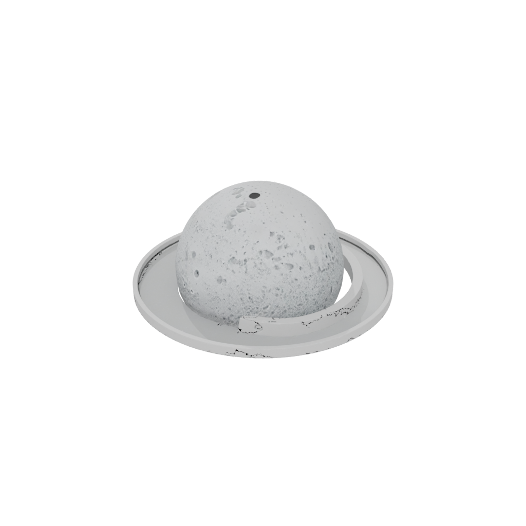 Galaxy Moon-Phase Wall Hanging — home decor 3D print model, STL