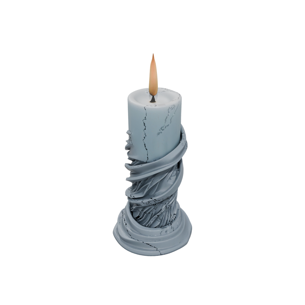 Galaxy Spiral Candle Holder — home decor 3D print model, STL