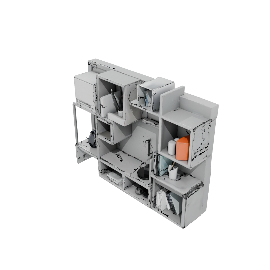 Galaxy Wall-Mounted Organizer — home decor 3D print model, STL