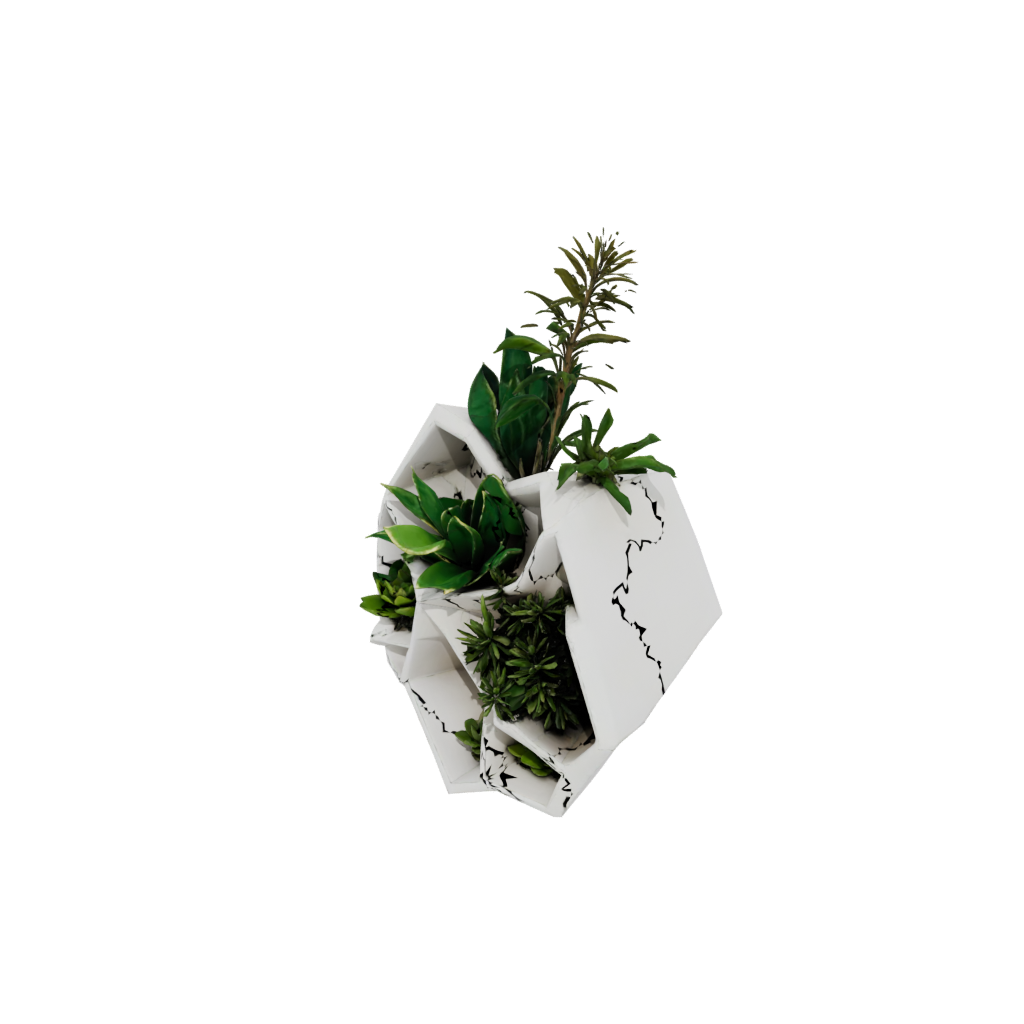 Galaxy Organic Hexagon Wall Planter