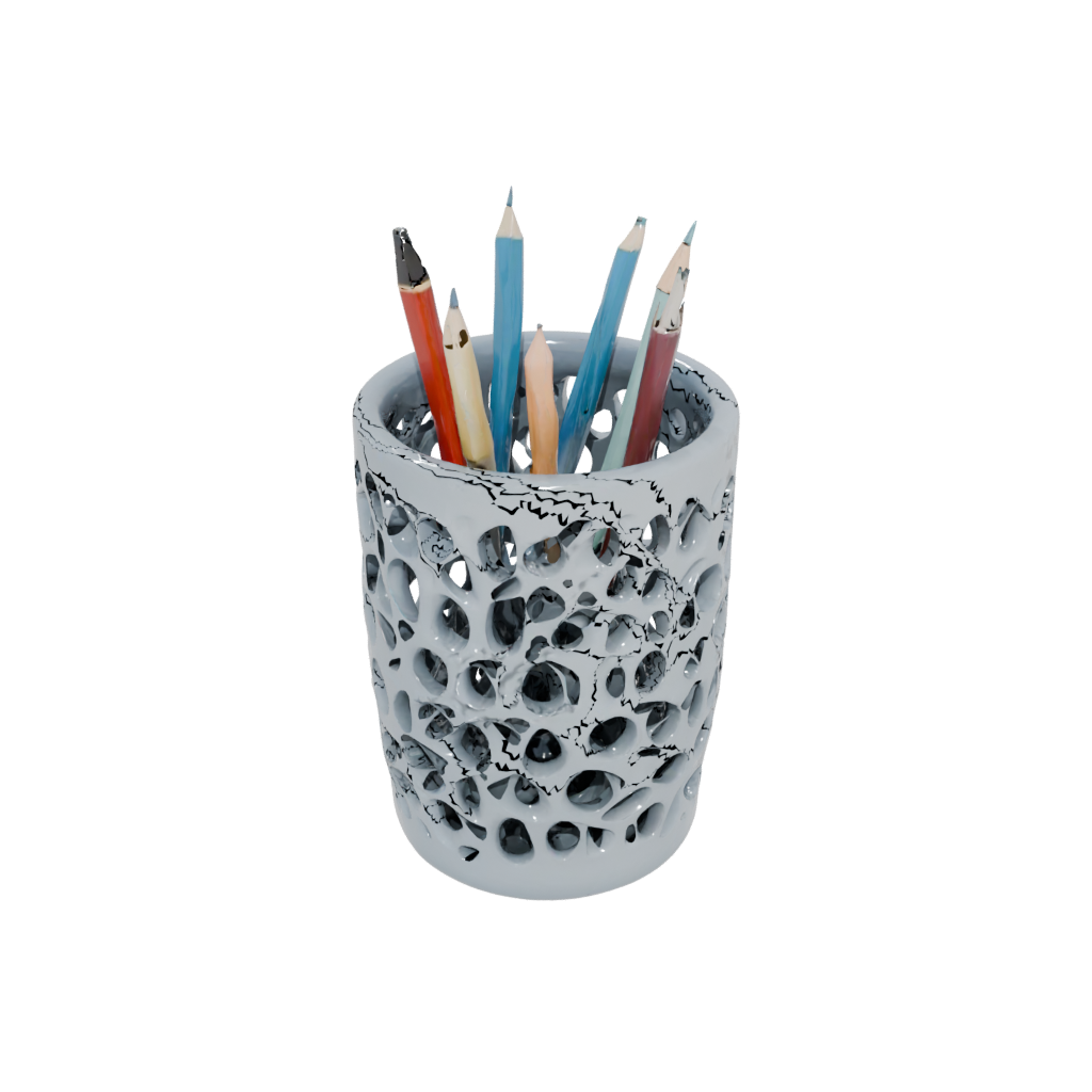Galaxy Organic Lattice Pencil Cup