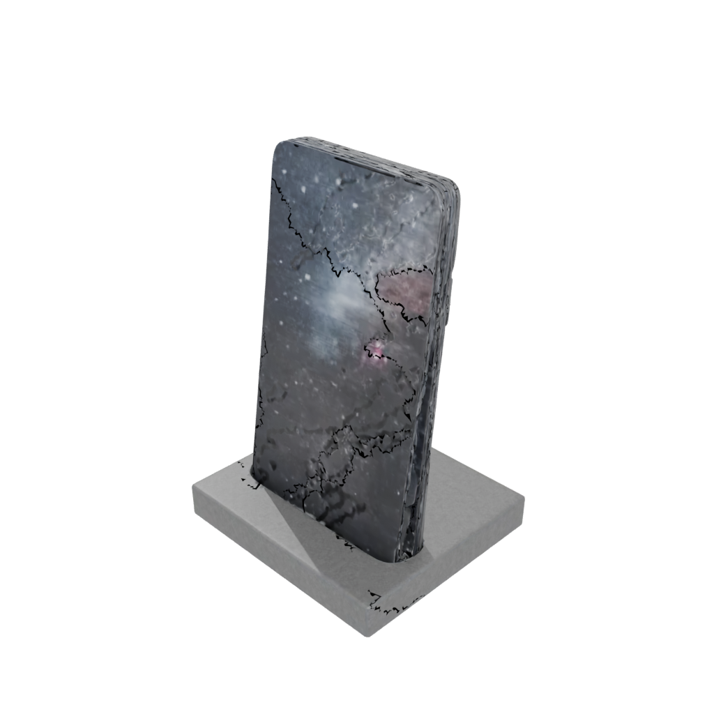 Galaxy Rustic Card Holder Stand