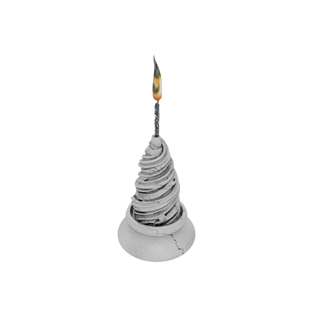 Galaxy Rustic Incense Holder Spiral