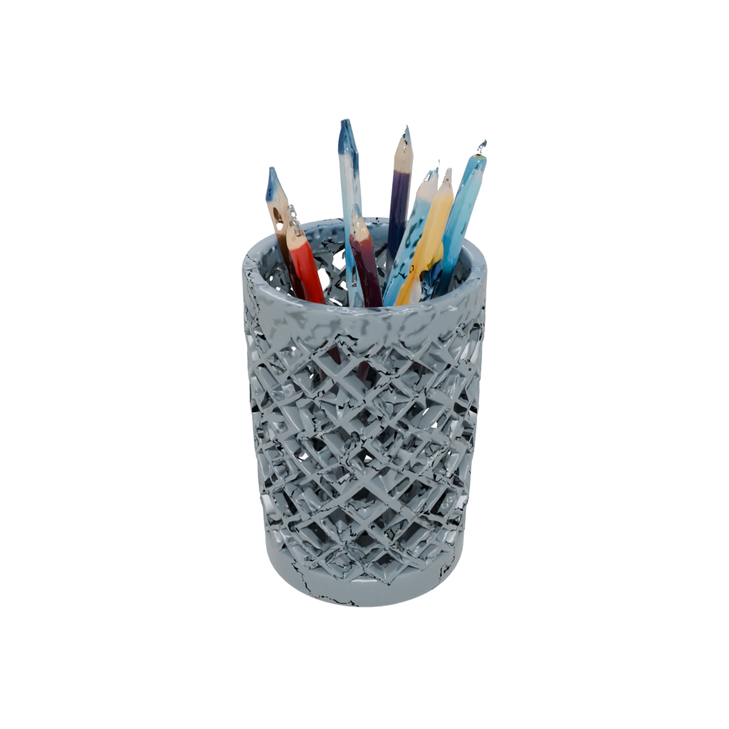 Galaxy Rustic Lattice Pencil Cup