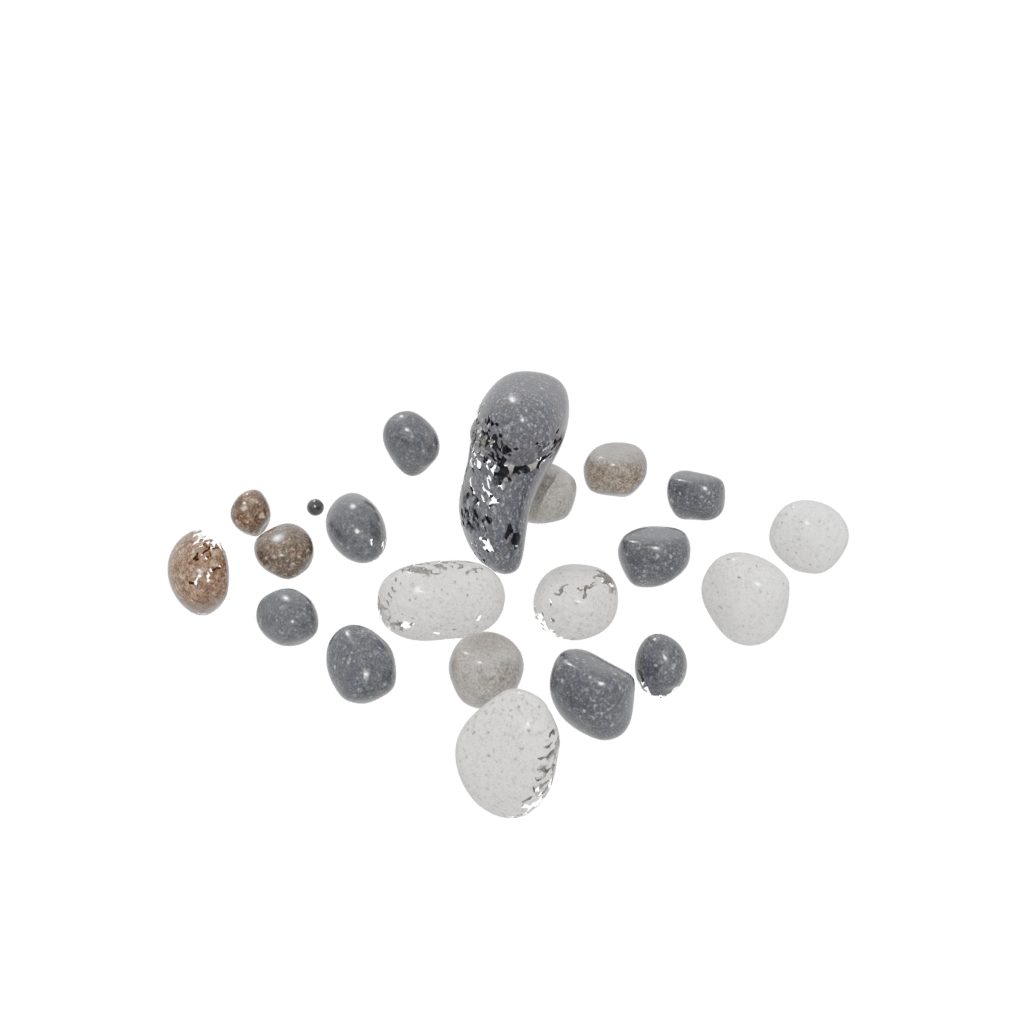 Galaxy Rustic Pebble Stacking Sculpture