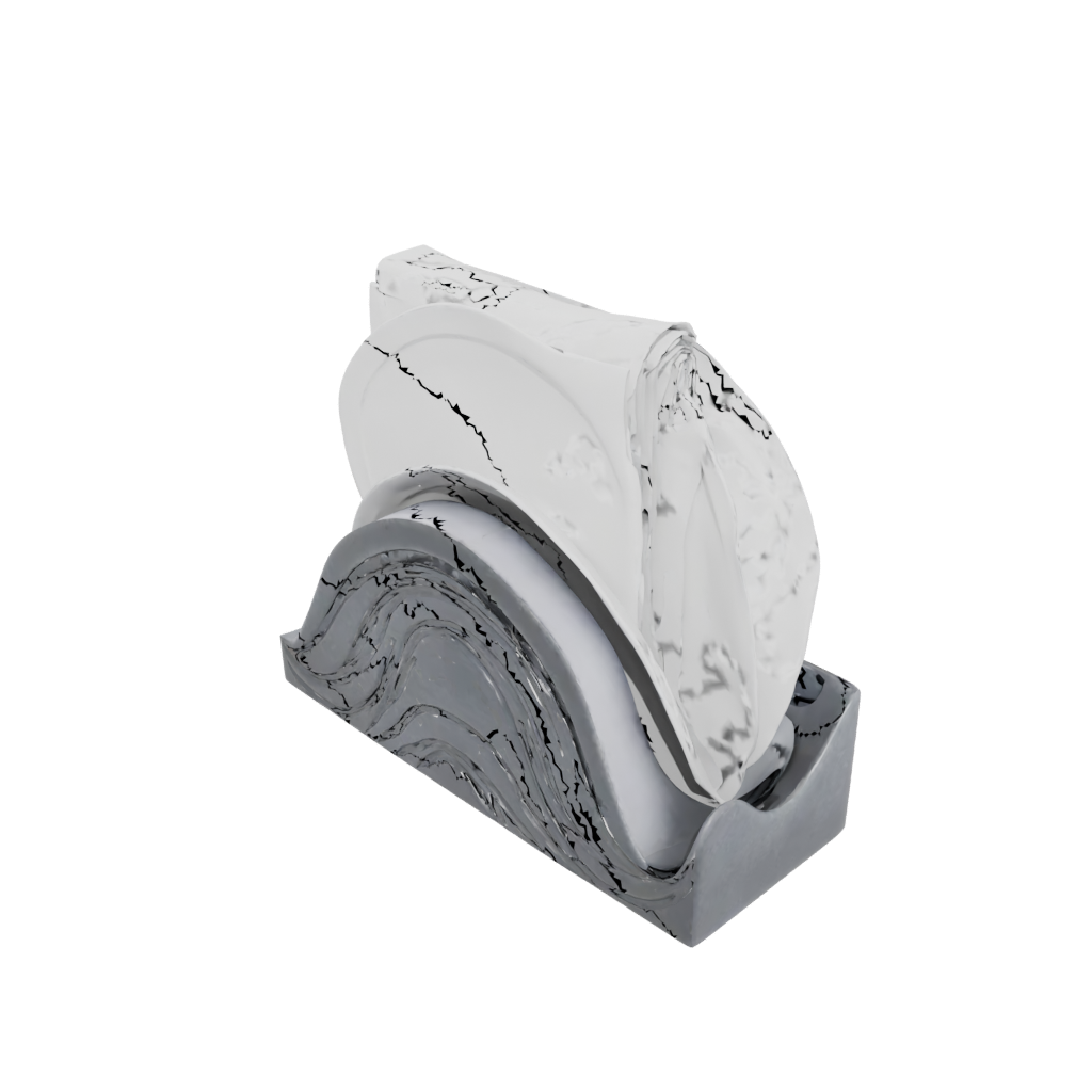 Galaxy Rustic Wave-Form Napkin Holder