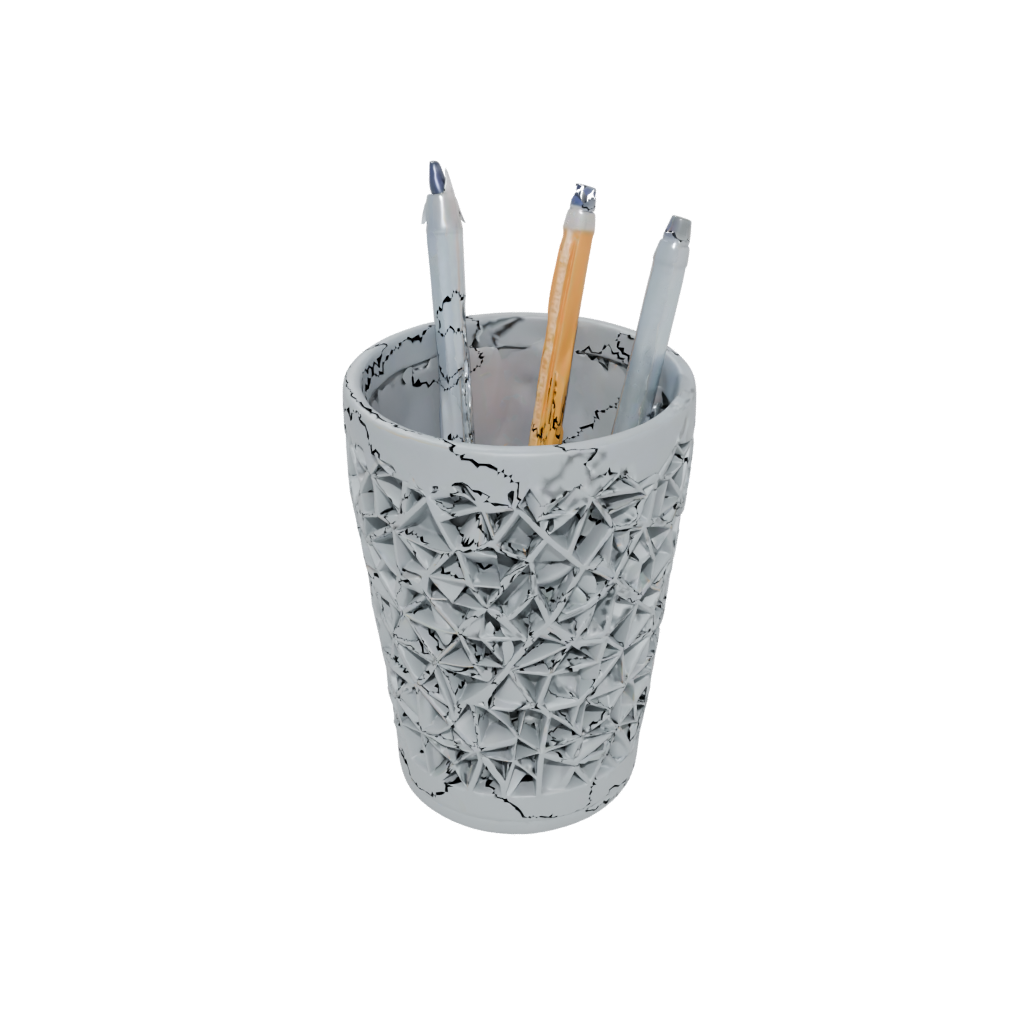 Geometric Lattice Pencil Cup