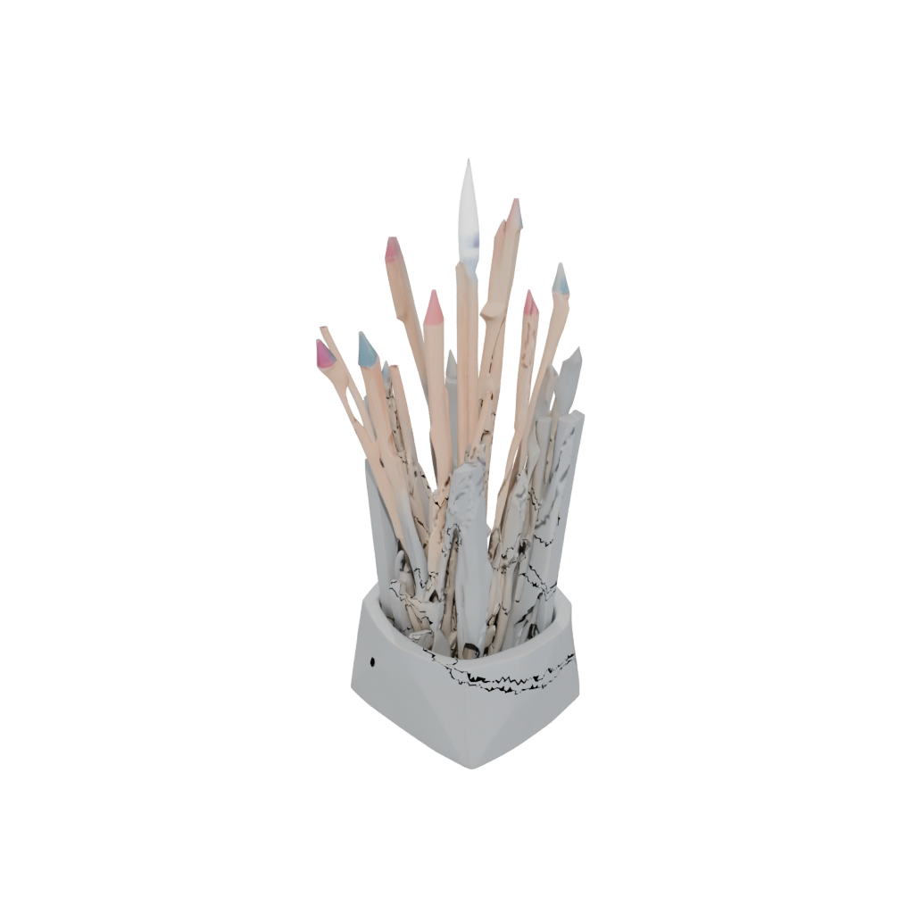 Geometric Matchstick Holder