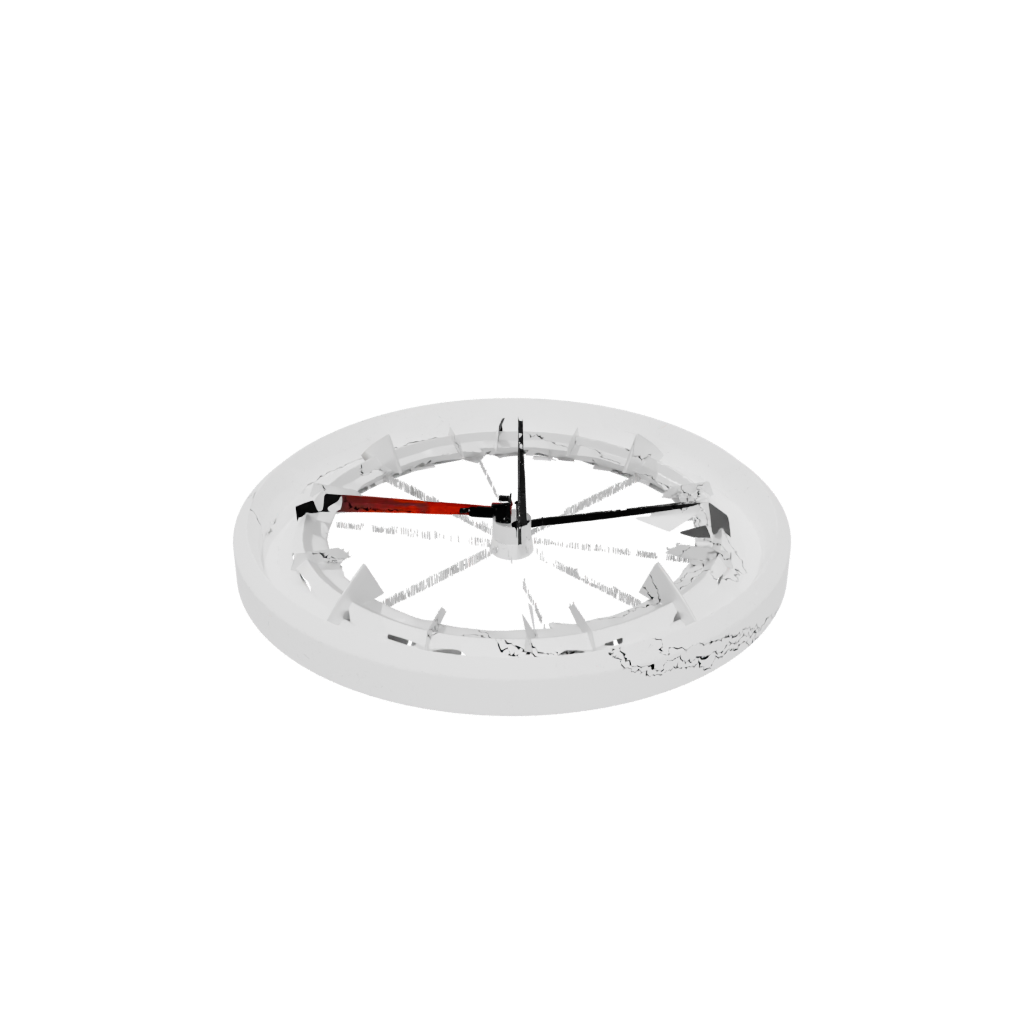 Geometric Minimalist Clock Surround